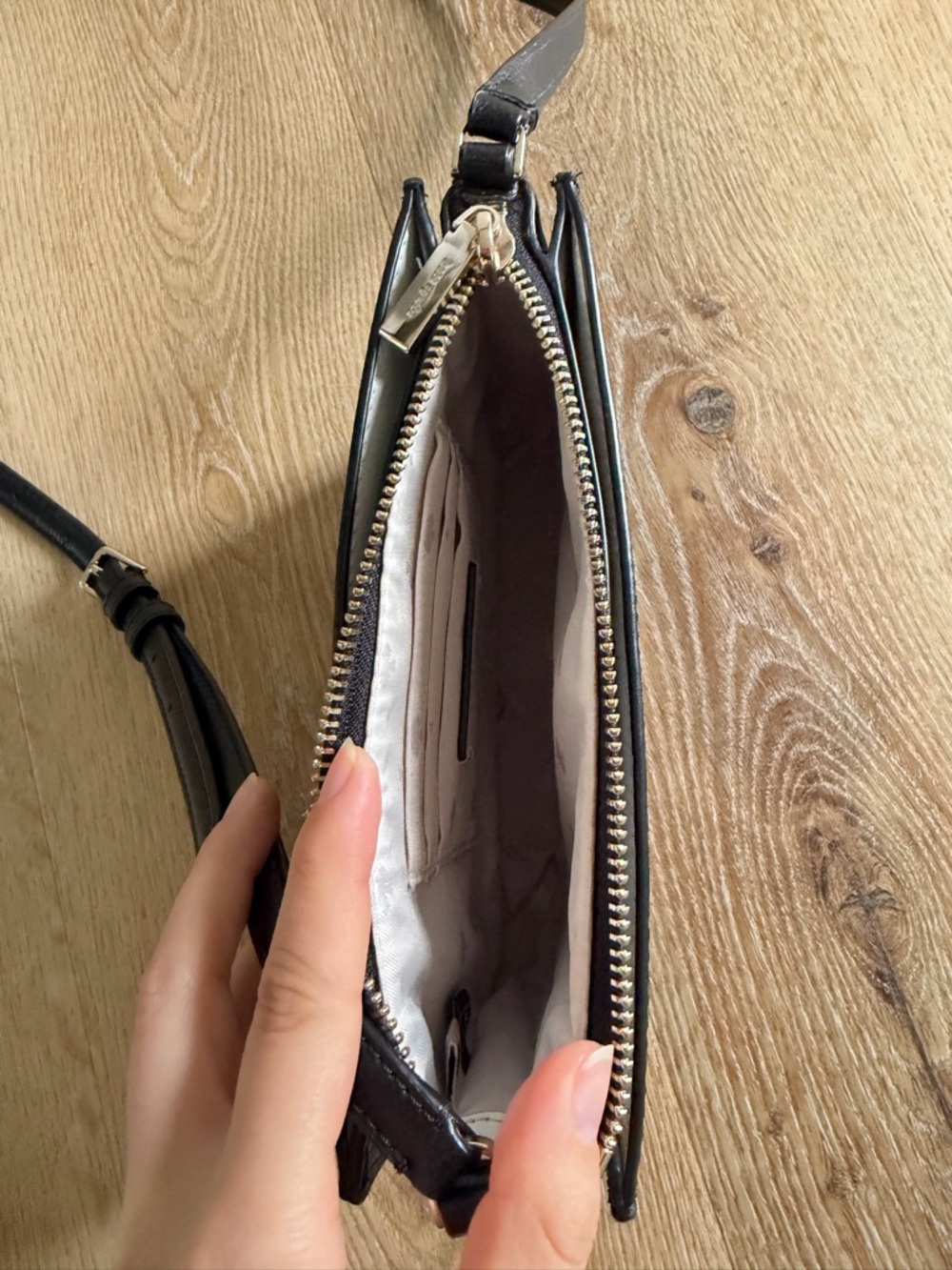 kate spade Black Pebbled Leather Crossbody Bag - Picture 4 of 6